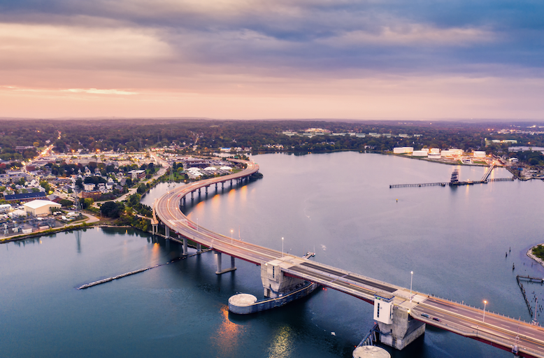 Postland, ME Aerial shot