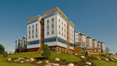 Exterior Photo of Upper Class Hall on USM - Gorham Campus