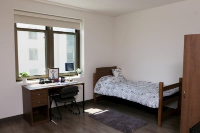 Federal Hall residence room at American University